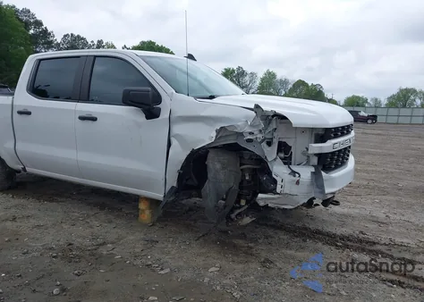 2020 Chevrolet Silverado 1500 4Wd Short Bed Custom z USA, uszkodzony, nr VIN 1GCPYBEH1LZ267892